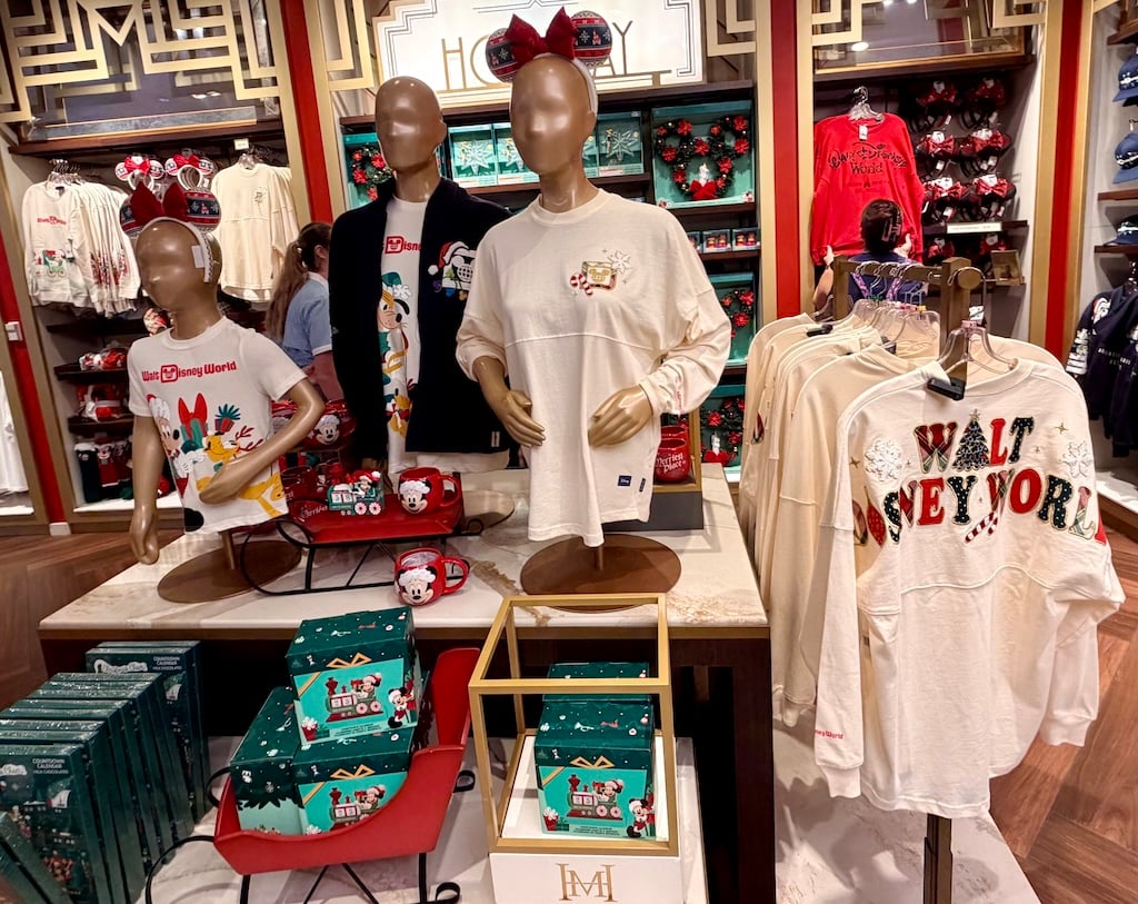 Holiday Merch Arrives Early at Disney World Disney World Holiday Merch