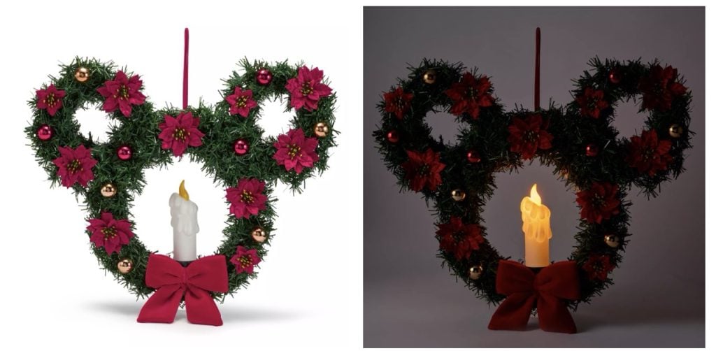 Disney Wreath Large | WDWINFO.COM New Holiday Disney Merch: Homewares & Apparel Disney Wreath Large