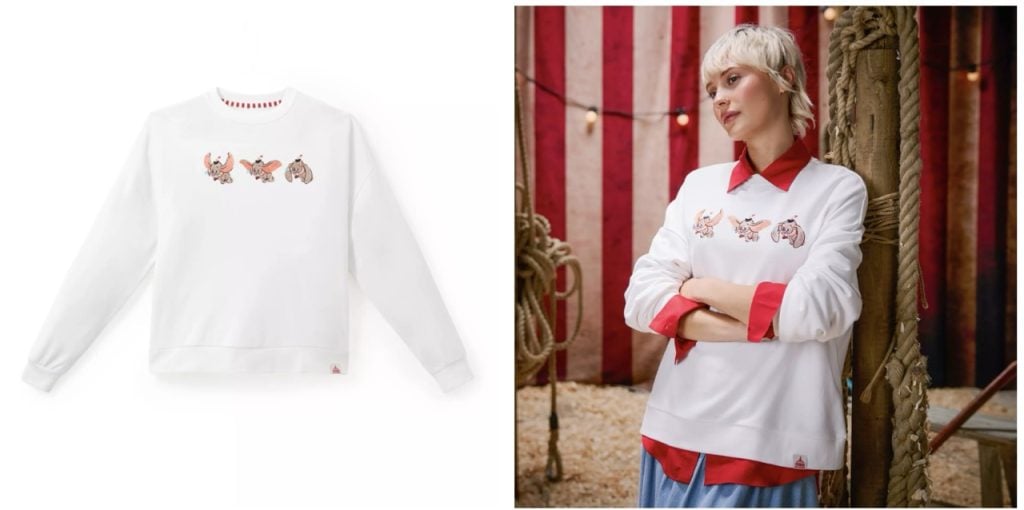 Dumbo Sweater Large | WDWINFO.COM New Disney Merch: Holiday, Dumbo, Tumblers & Charms! Dumbo Sweater Large