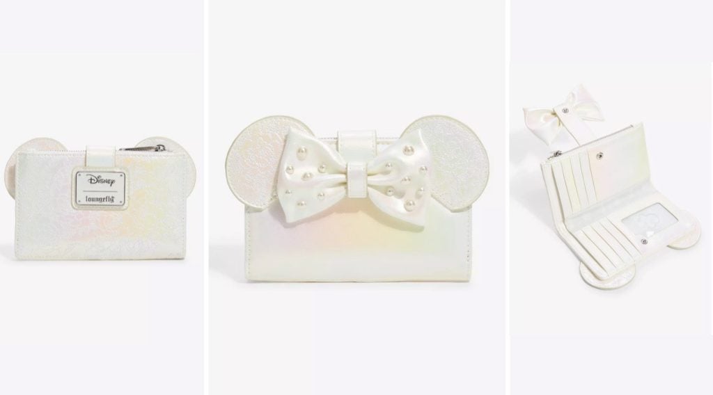 Loungefly Disney Wallet Large | WDWINFO.COM New Loungefly Iridescent Wedding Bow Series + More Loungefly Disney Wallet Large