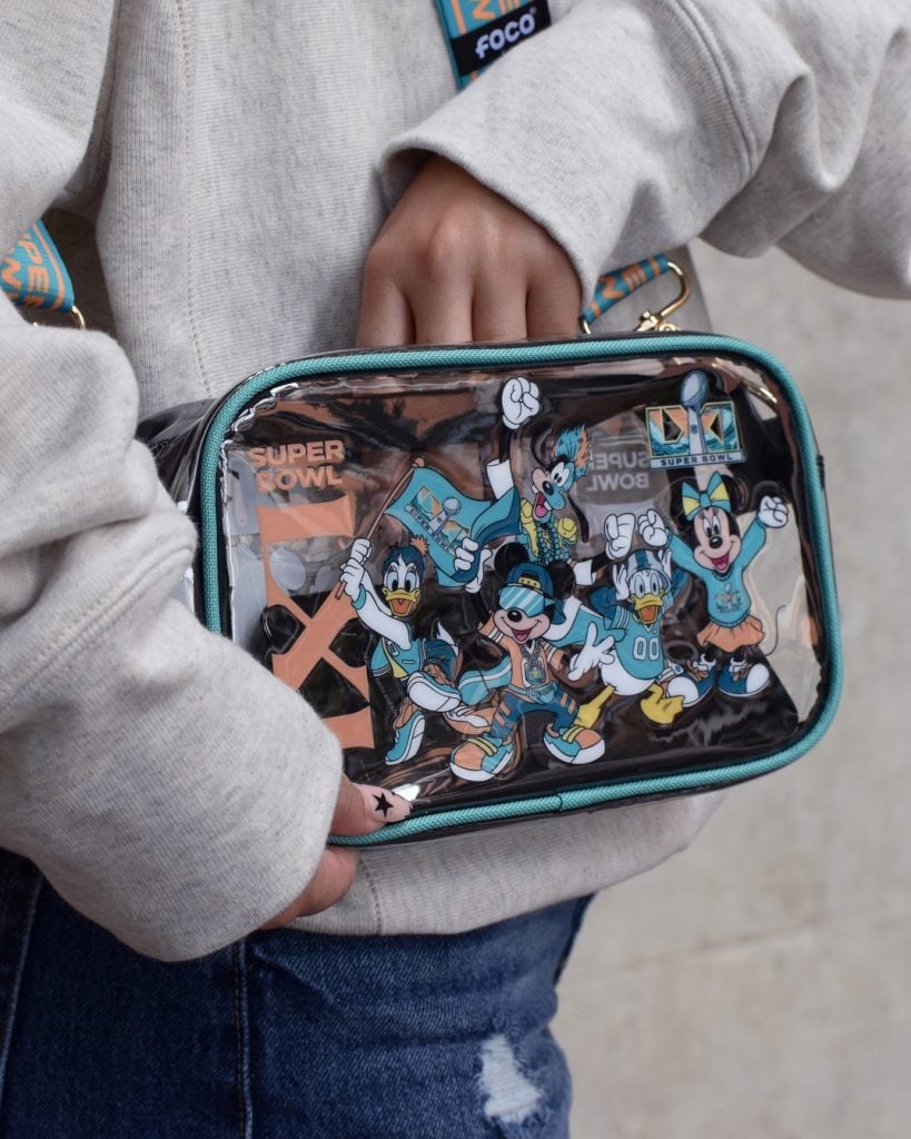 Mickey-and-Friends-Super-Bowl-LIX-Bag-1 | WDWINFO.COM NEW Mickey & Friends Super Bowl LXI Merchandise Debuts Mickey-and-Friends-Super-Bowl-LIX-Bag-1