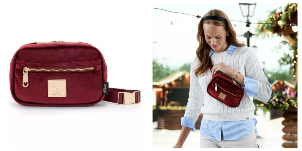 New Disney Holiday Accessories Velevet Hip Large | WDWINFO.COM New Disney Holiday Accessories: Bags, Shoes & Accessories New Disney Holiday Accessories Velevet Hip Large