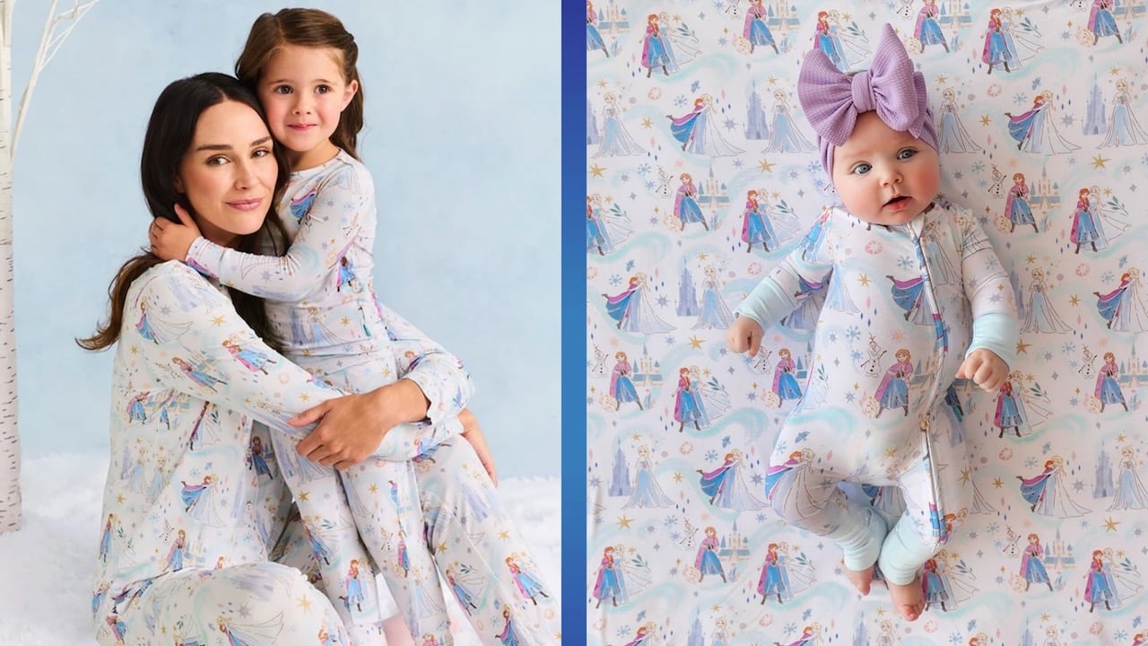 Posh Peanut Anna and Elsa Pajamas