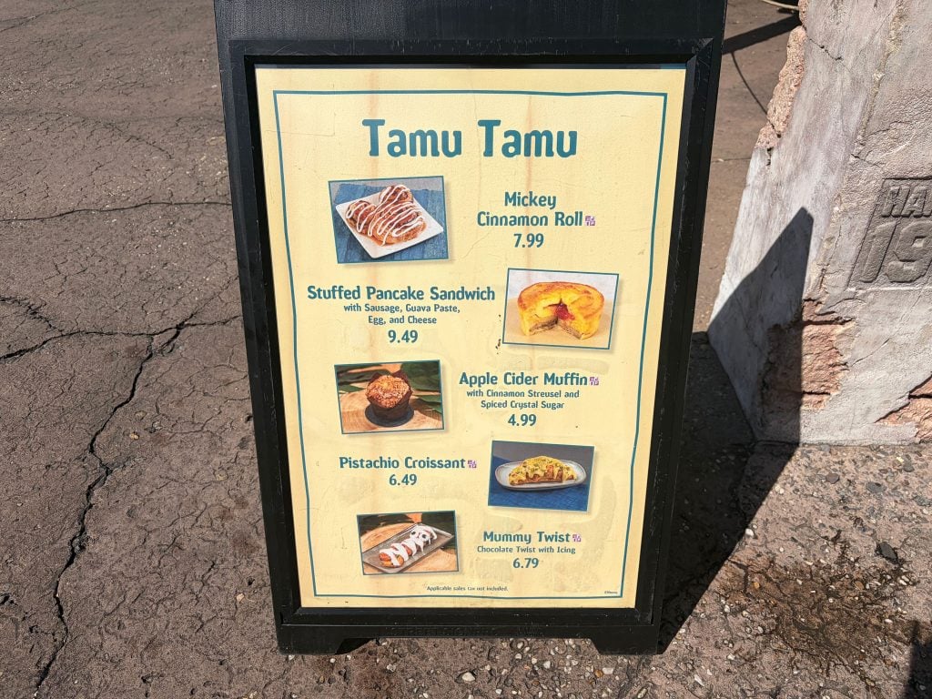 TamuTamuMenuSeasonal | WDWINFO.COM Why Is the Mummy Twist the Best Halloween Treat at Animal Kingdom This Year? TamuTamuMenuSeasonal