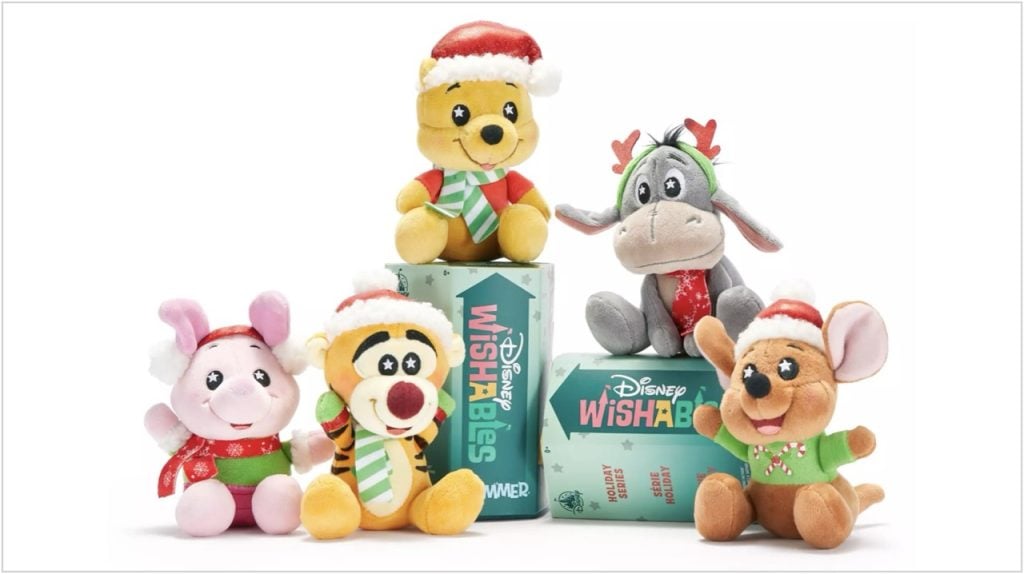 Adorable New Disney Wishables Winnie the Pooh Holiday Wishables Holiday Disney 2026 Large