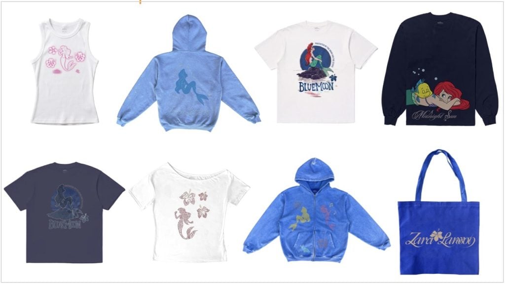 New Zara Larsson x The Little Mermaid Merch Collection Zara Larsson x The Little Mermaid Disney Header Large