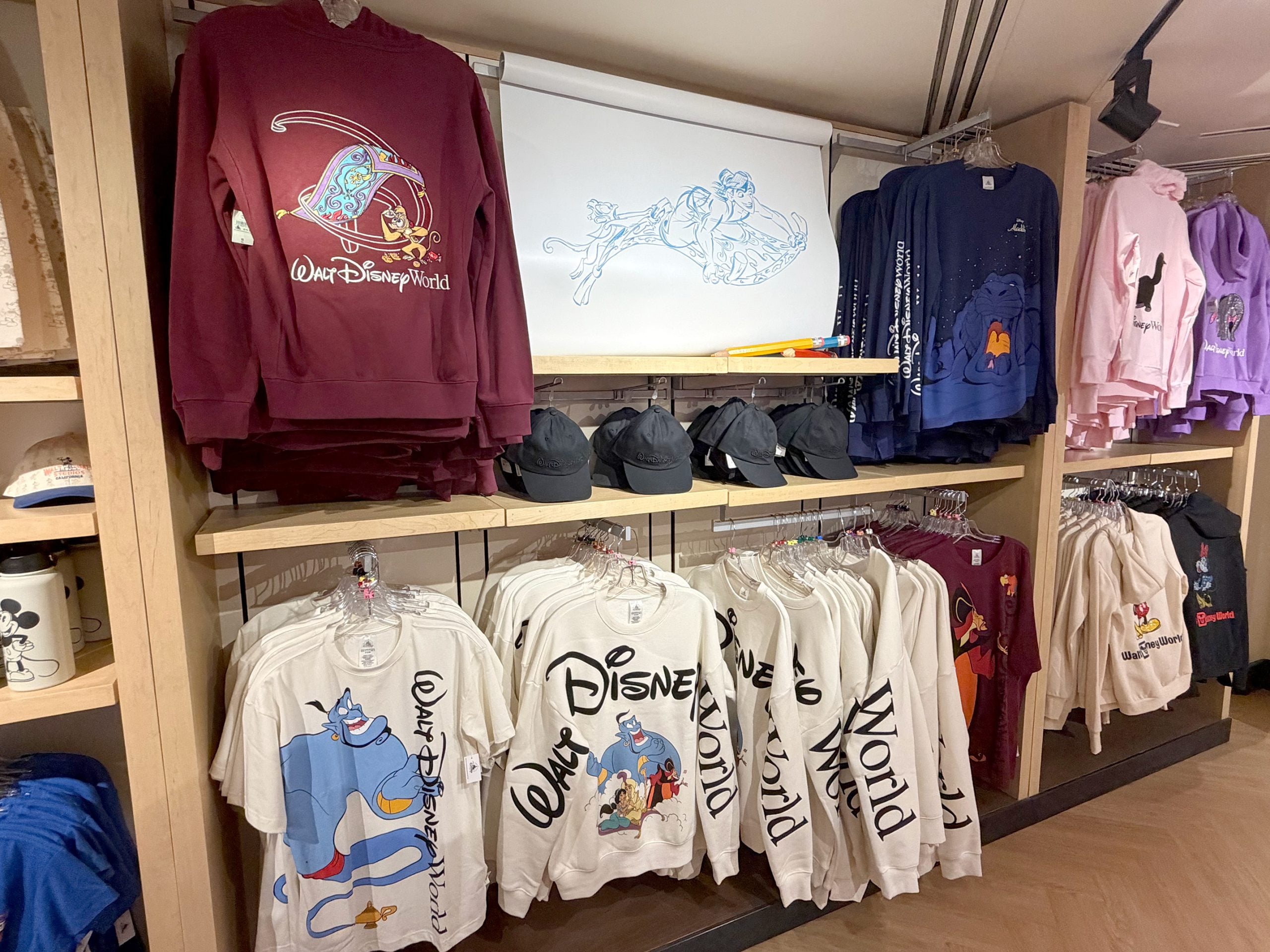 New Disney Merch Alert: Aladdin Apparel at Hollywood Studios aladdin merch feature