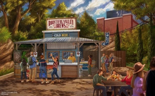 NEW Bountiful Valley Brews Opening at Disney California Adventure dca bountiful brews food drinks - 3
