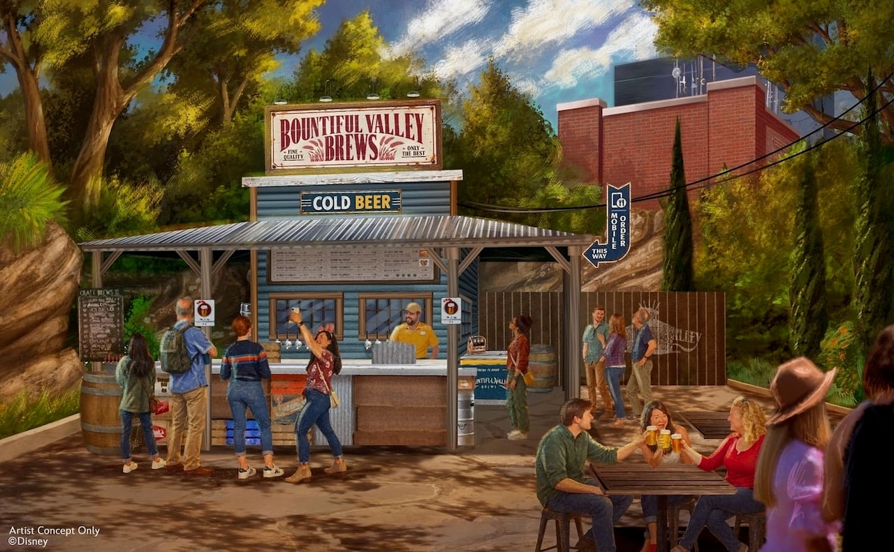NEW Bountiful Valley Brews Opening at Disney California Adventure dca bountiful brews food drinks - 3