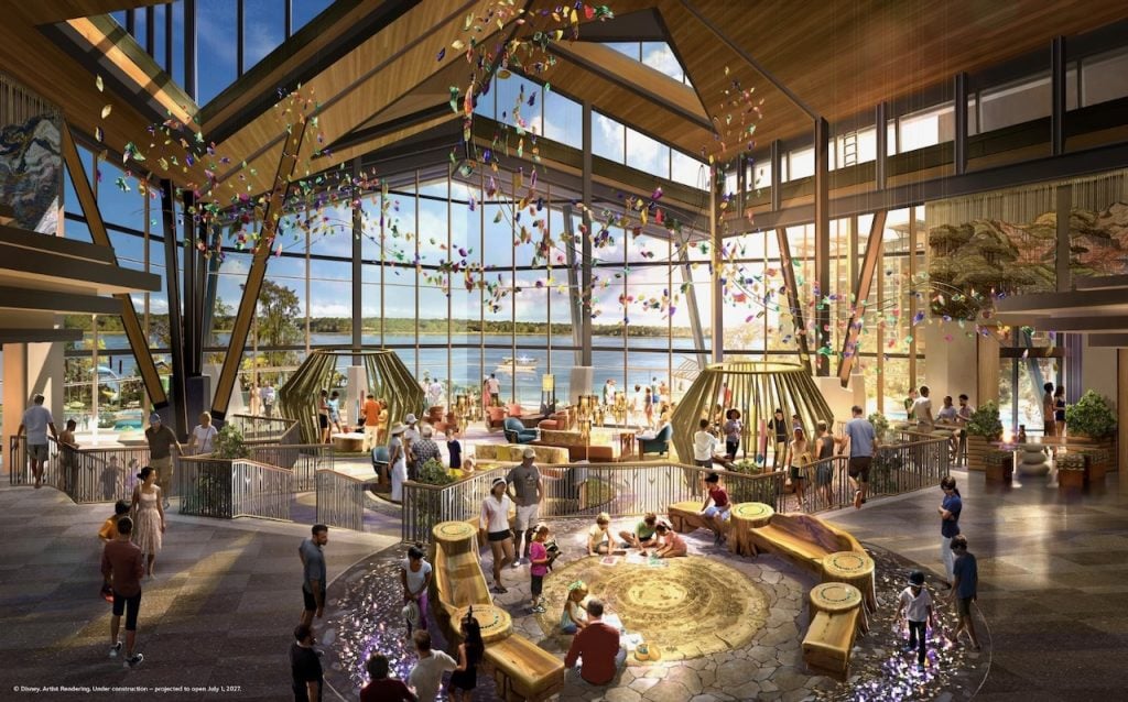 disney lakeshore lodge new renderings - 2 | WDWINFO.COM NEW Lobby Lounge Revealed for Disney’s Lakeshore Lodge disney lakeshore lodge new renderings - 2