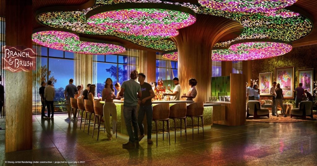 NEW Lobby Lounge Revealed for Disney’s Lakeshore Lodge disney lakeshore lodge new renderings - 3
