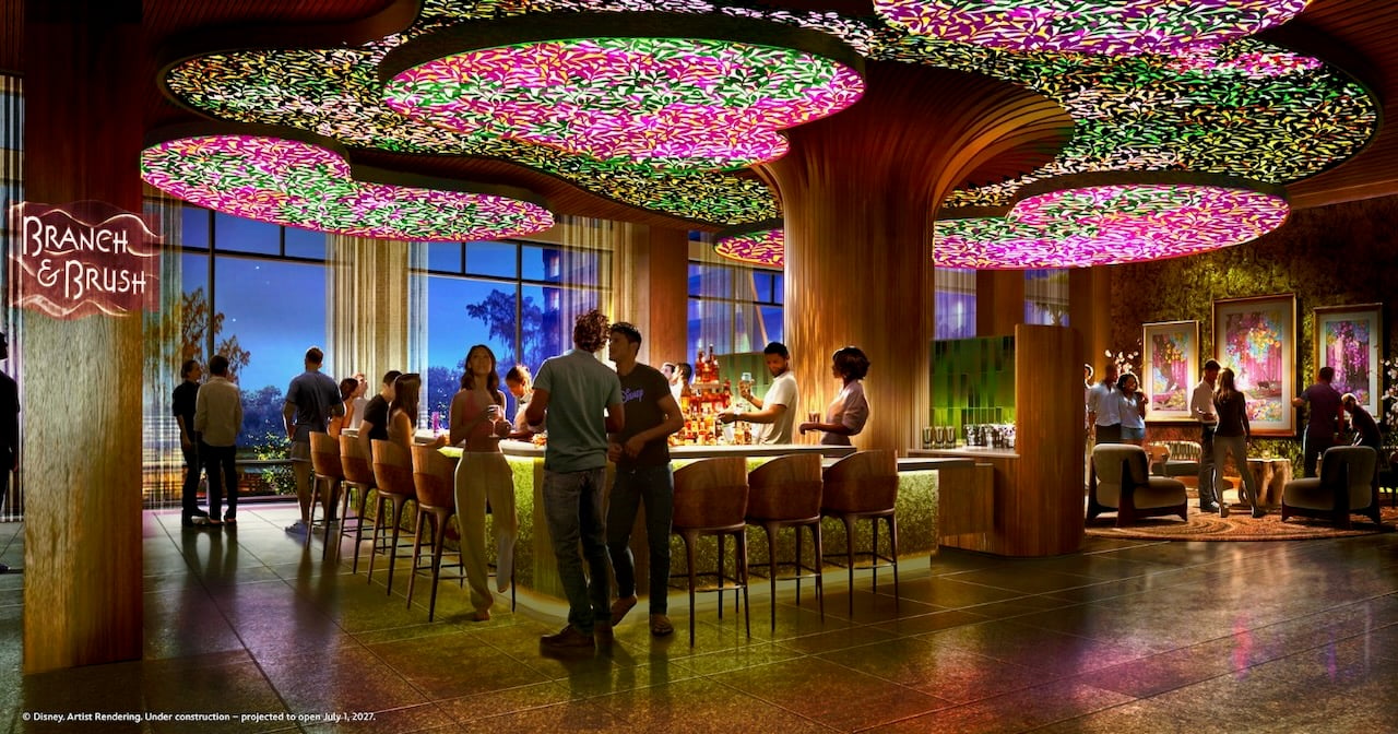 NEW Lobby Lounge Revealed for Disney’s Lakeshore Lodge disney lakeshore lodge new renderings - 3