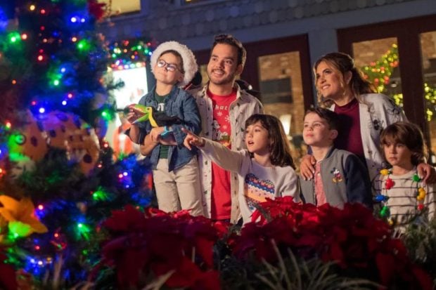 NEW Trees Revealed for 2026 Disney Springs Christmas Tree Stroll disney-springs-christmas-tree-stroll-family