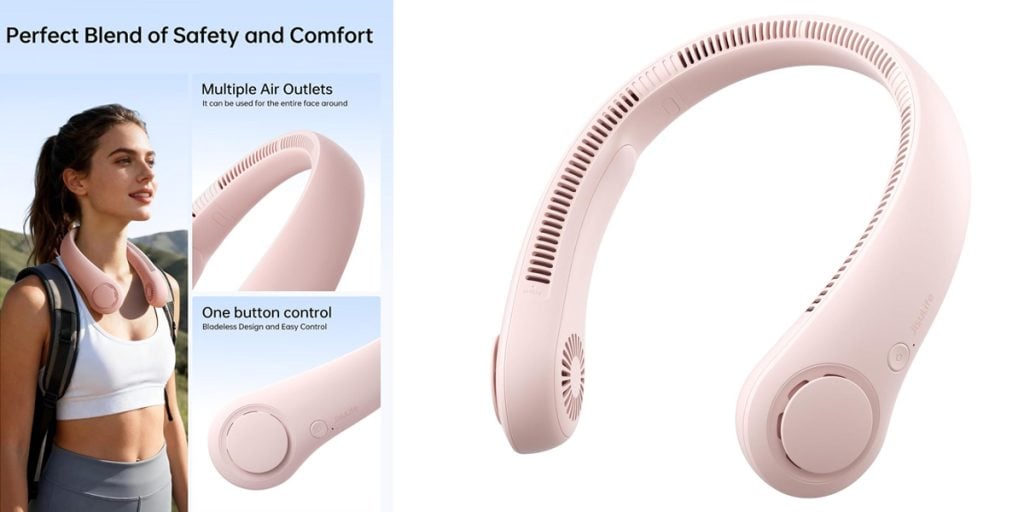must-pack-disney-trip-necessities-neck-fan-jackie | WDWINFO.COM 10 Travel Essentials I Never Leave Home Without for Disney Trips must-pack-disney-trip-necessities-neck-fan-jackie