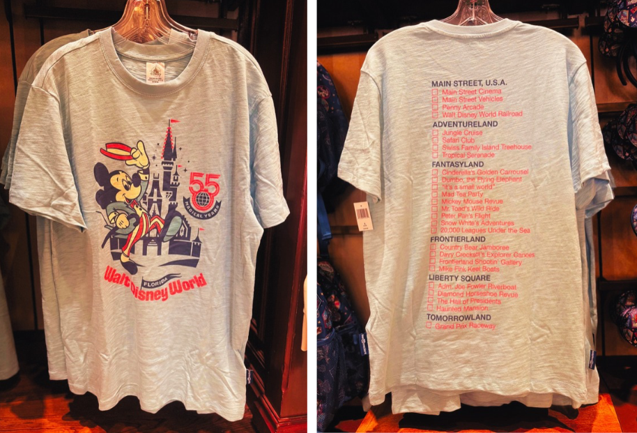 wdw 55 shirt | WDWINFO.COM Which Opening Day Magic Kingdom Attractions Are Still Here 55 Years Later? wdw 55 shirt